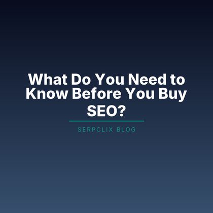 What Do You Need to Know Before You Buy SEO?