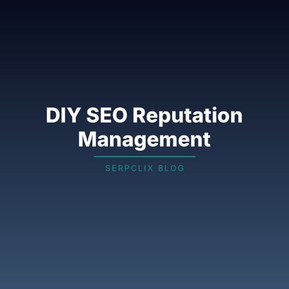 DIY SEO Reputation Management